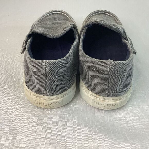Sperry Unisex Kids Slip on Dark gray Sneakers Size 11 - Picture 5 of 7